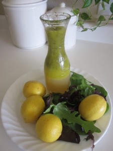 Lemon salad dressing