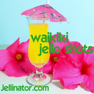 Waikiki Jello shots - Jellinator.com