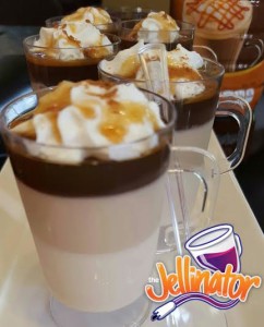 Caramel Macchiato jello Shots - Jellinator.com