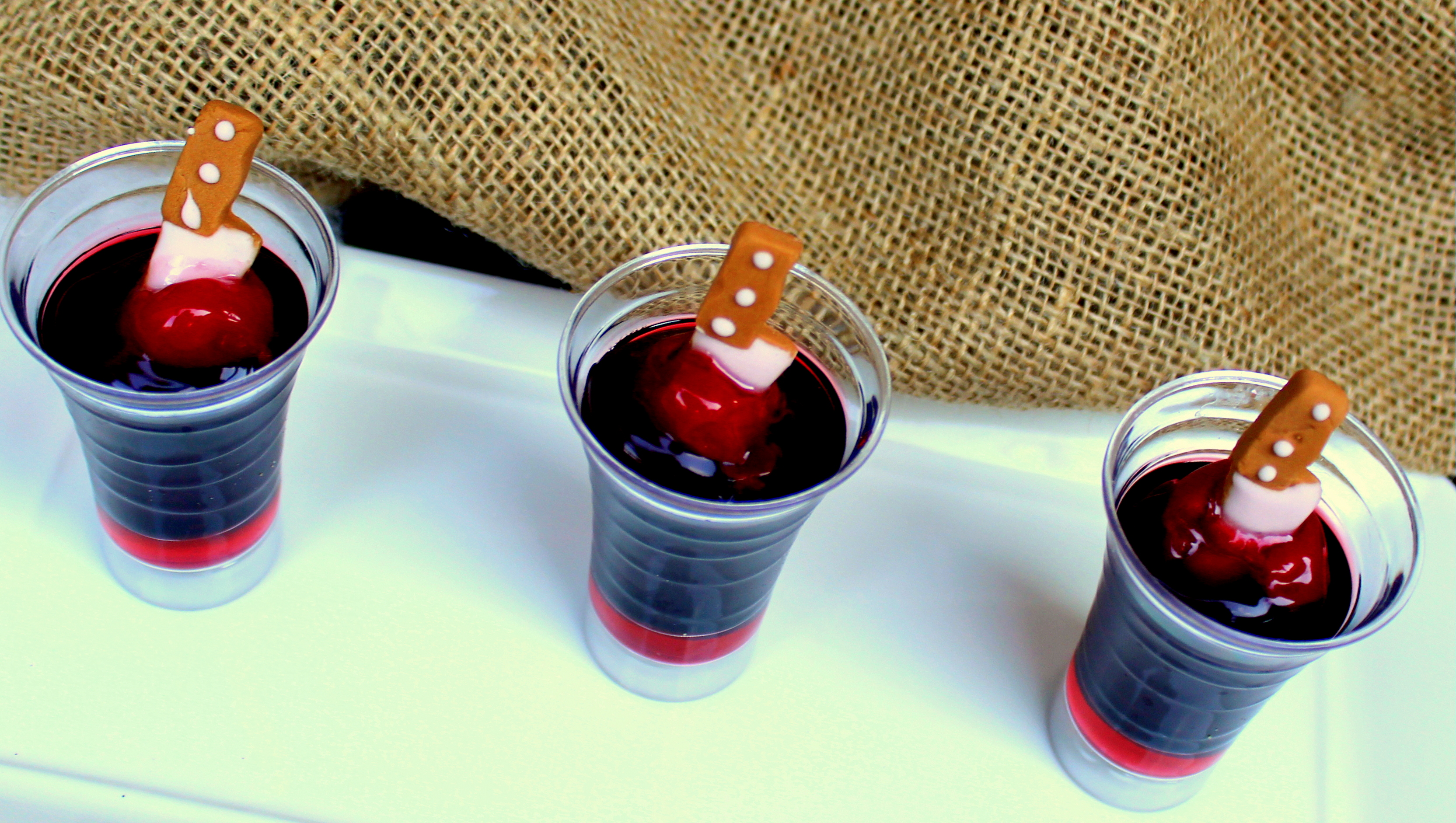 Killer Cherry Bomb Jello Shots.