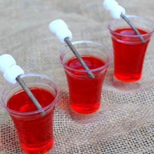 BONFIRE JELLO SHOTS WITH FIREBALL WHISKEY - Jellinator.com